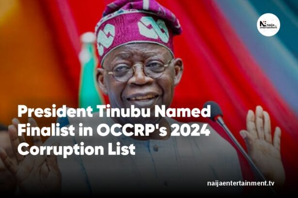 Tinubu OCCRP 2024 corruption finalist