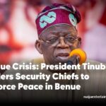 President Tinubu orders peace in Benue