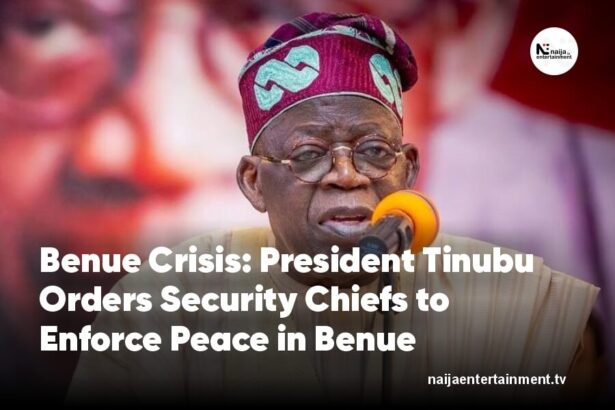 President Tinubu orders peace in Benue